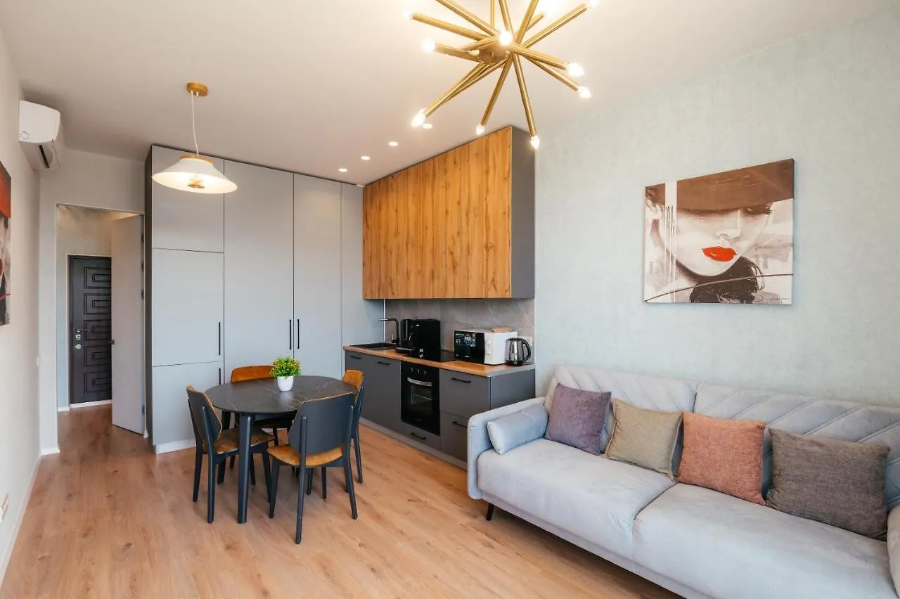 Pearl Premium Apartments 3 Kyjev Ukrajina