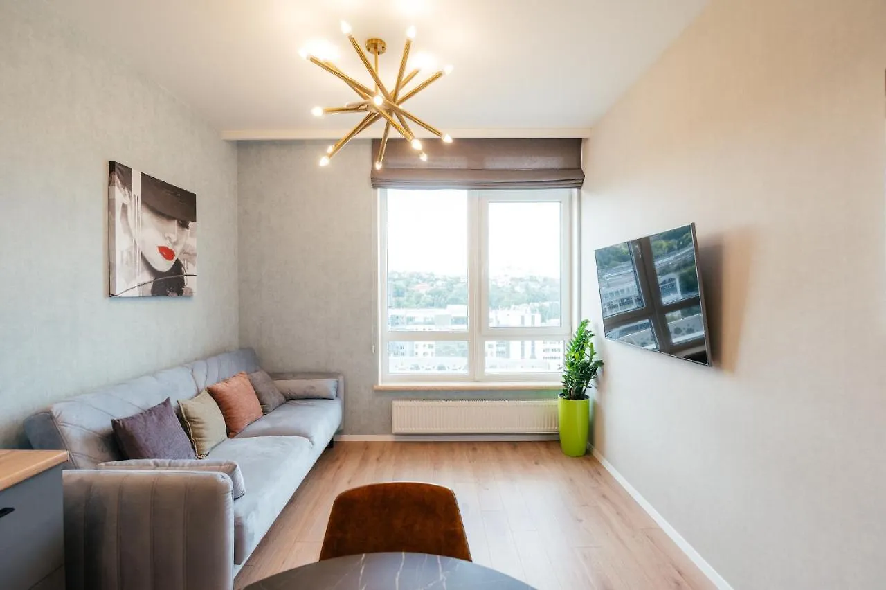 Pearl Premium Apartments 3 Kyjev Ukrajina